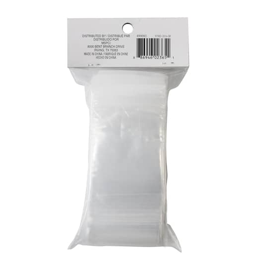 12 Packs: 150 ct. (1,800 total) 2" x 3" Resealable Zip Bags by Bead Landing™